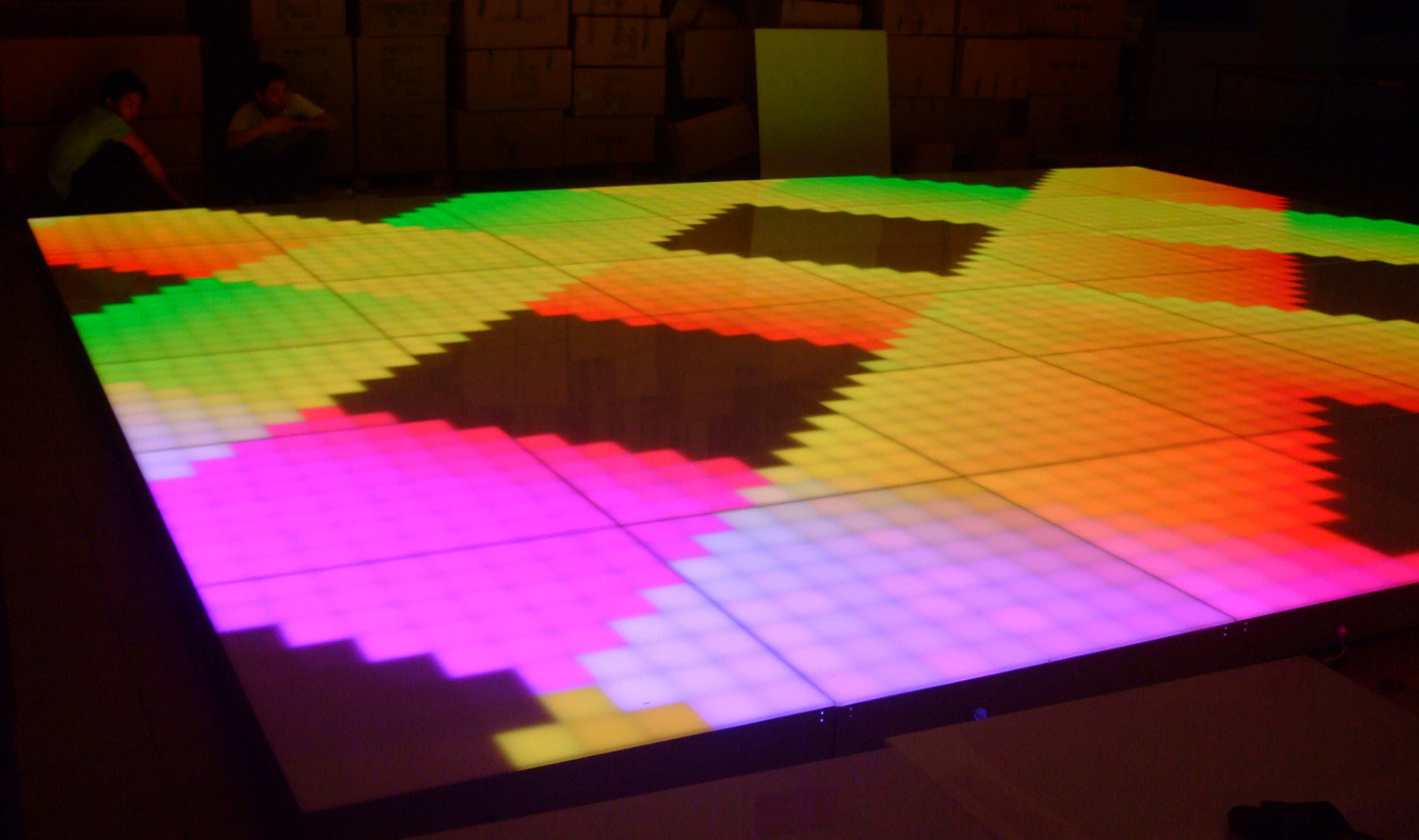 RGB led digital dance floor HS-DDF2048